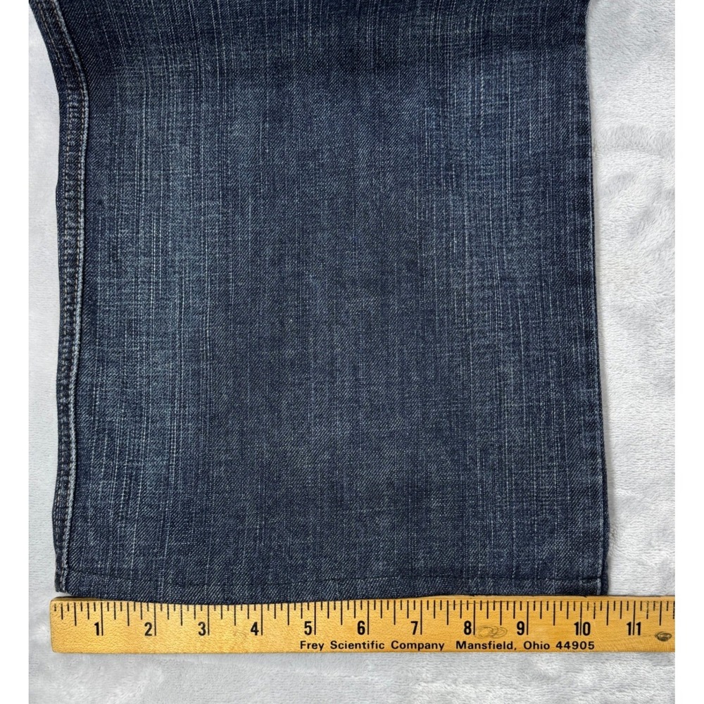 7 FOR ALL MANKIND 'A' Pkt Relaxed Jeans Mens 40x31 Dark Wash Button Fly USA - Picture 11 of 11
